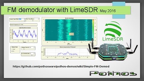 Receiving FM audio with LimeSDR
