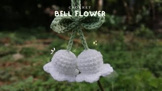 Crochet Lily of the Valley/Bell Flower | Keychain | Easy project for beginners | Beginner tutorial
