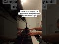 Day 419 of playing La Campanella #piano