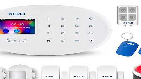 KERUI Tuya WIFI GSM Alarm System Smart Home Security Buglar RFID APP Wireless Motion Sensor Detector