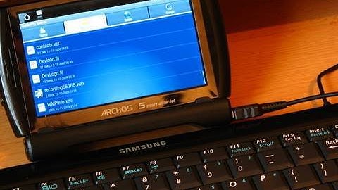 Archos Android Dock and Firmware upgrade