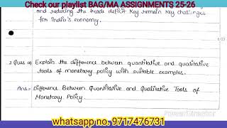 BECC 113 Solved assignment 2025-2026 | BECC 113 Solved handwritten assignment 2025-2026 in English|