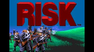 Risk for SEGA genesis complete playthrough , beating 5 expert computer players in 6 turns