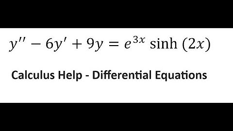 Complementary and Particular Solutions - y