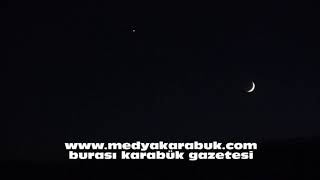 Gökyüzünde Türk Bayraği Oluştu