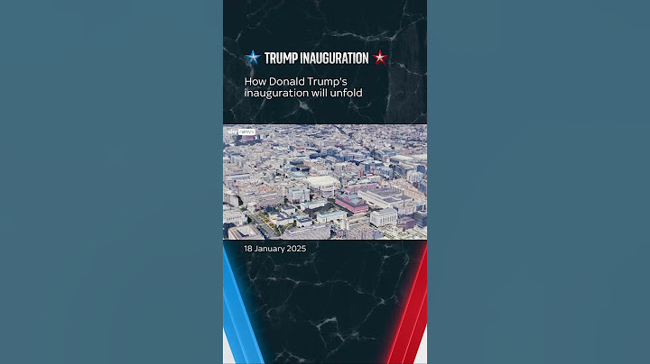 How Trump's inauguration will unfold