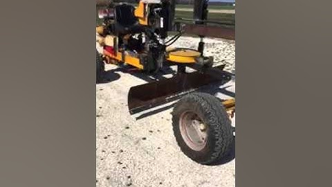 Mini cub cadet grader