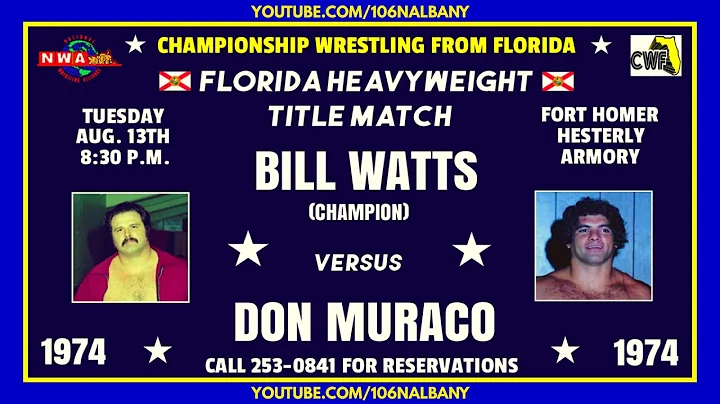 Cowboy Bill Watts vs Don Muraco (August 13th, 1974...