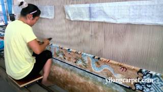 : Nain Carpet Weaving--How to Weave Handmade Silk Carpets & Rugs in Yilong Carpet Factory