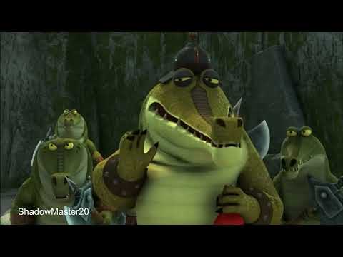 Kung Fu Panda Fung Saying Darn it and Helmet Falling off Moments 2