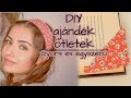 DIY hajpánt és könyvjelző/DIY ajándékok maradék anyagból | Varrás Vikivel 1