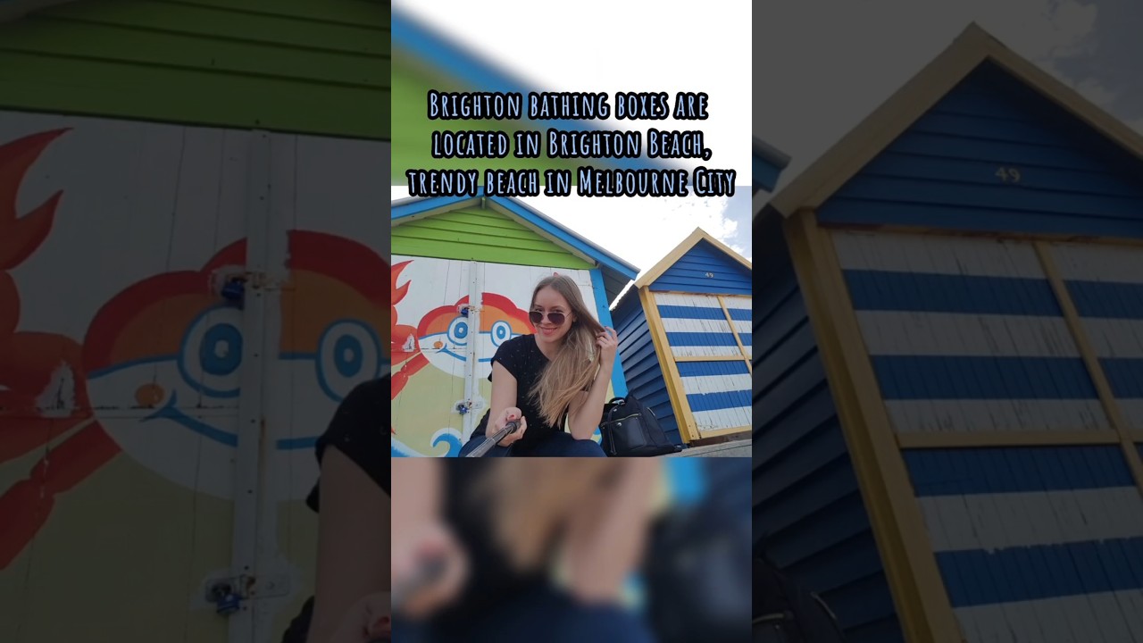 Brighton beach bathing boxes. Melbourne Australia 🇦🇺