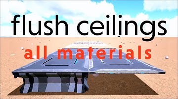 flush ceiling generators for all materials | Ark: Survival Evolved 131