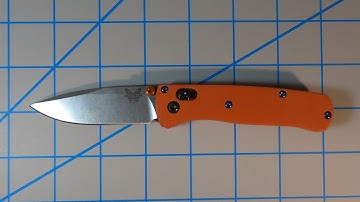 Installation of Flytanium scales on Benchmade Mini Bugout