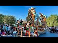 A christmas fantasy parade first performance  holidays at disneyland resort 2023 4k