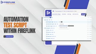 How to create a web automation test script with FireFlink screenshot 2