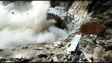 Tunnel Portal First Blast