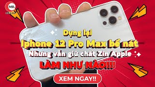 Thử thách DỰNG LẠI iPhone 12 promax bằng VỎ ZIN APPLE
