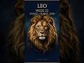 ♌ Leo · Tarot mayo 25–31, 2026 · el ruido baja y aparece claridad