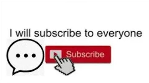 I will SUBSCRBE to ANYONE who COMMENTS on this VIDEO and SUBSCRIBES to me!