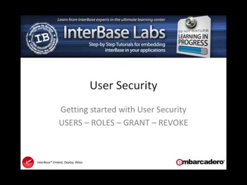 User Security in InterBase