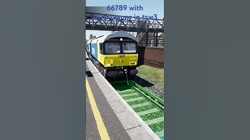 66789 pulling JNA wagons on tsw3 #railway #class