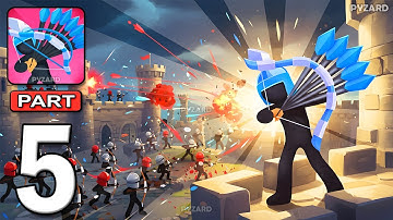 Merge Archers: Bow and Arrow - Gameplay Walkthrough Part 5 - Archery Bastions (Android, iOS)