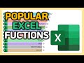 Most Popular Excel Functions 2004~2021