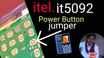 itel it5092 Power Button Not Working|itel Muzik 400 Power Key Ways