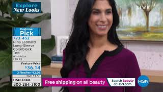 HSN | Nina Leonard Fashions 01.13.2022 - 05 PM screenshot 1