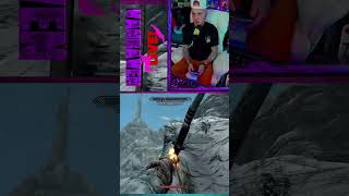SKYRIM | THE SCARED DRAGON IS BACK! I WAS DOING THE BOOKS OF OBLIVION GLITCH ON THR SKELETONS!