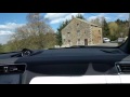 Driving with the new Porsche 911 Carrera S with sport exhaust