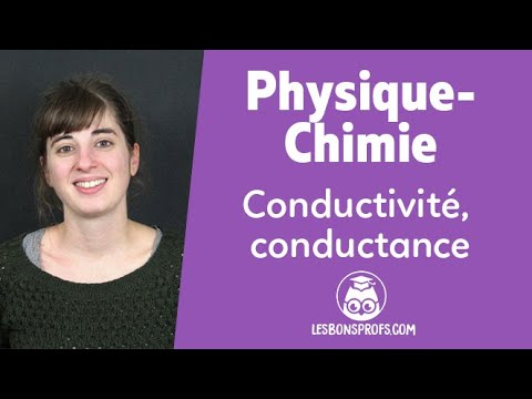 Vidéo: Par quelles unités la conductance spécifique et molaire est-elle exprimée ?