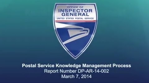 Postal Service Knowledge Management Best Practices