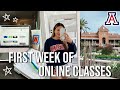 First week of online classes  university of arizona