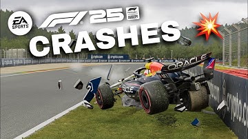 F1 25 REALISTIC CRASH COMPILATION 💥 (DAMAGE MOD #19)