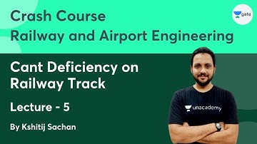L 5 | Cant Deficiency on Railway Track | Crash Course Railway & Airport Engineering | Kshitij Sachan