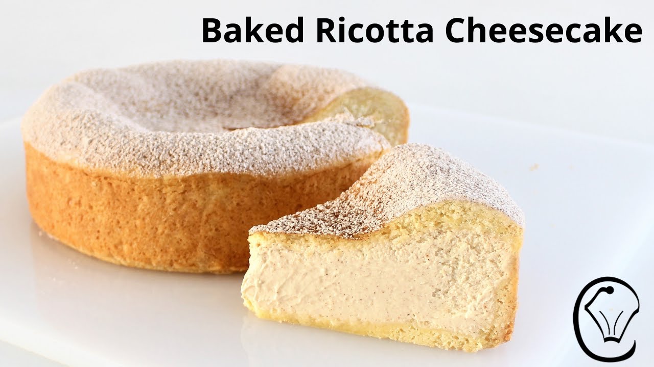 Baked Ricotta Cheesecake Pasticceria Papa café Copycat Recipe but