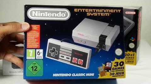 Ultimate Nintendo classic Mini Unboxing Nes Snes