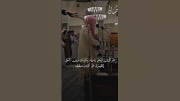 (وَيَأْبَى اللَّهُ إِلَّا أَنْ يُتِمَّ نُورَهُ) سورة التوبة | #الوليد_الشمسان #اكسبلور #قرآن #المصحف