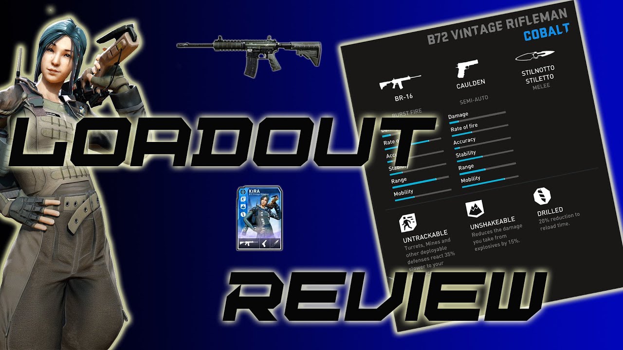 Dirty Bomb | Loadout Overview | B72 Vintage Rifleman (Kira)