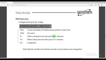 Taper thread using G92| mastercam 2019
