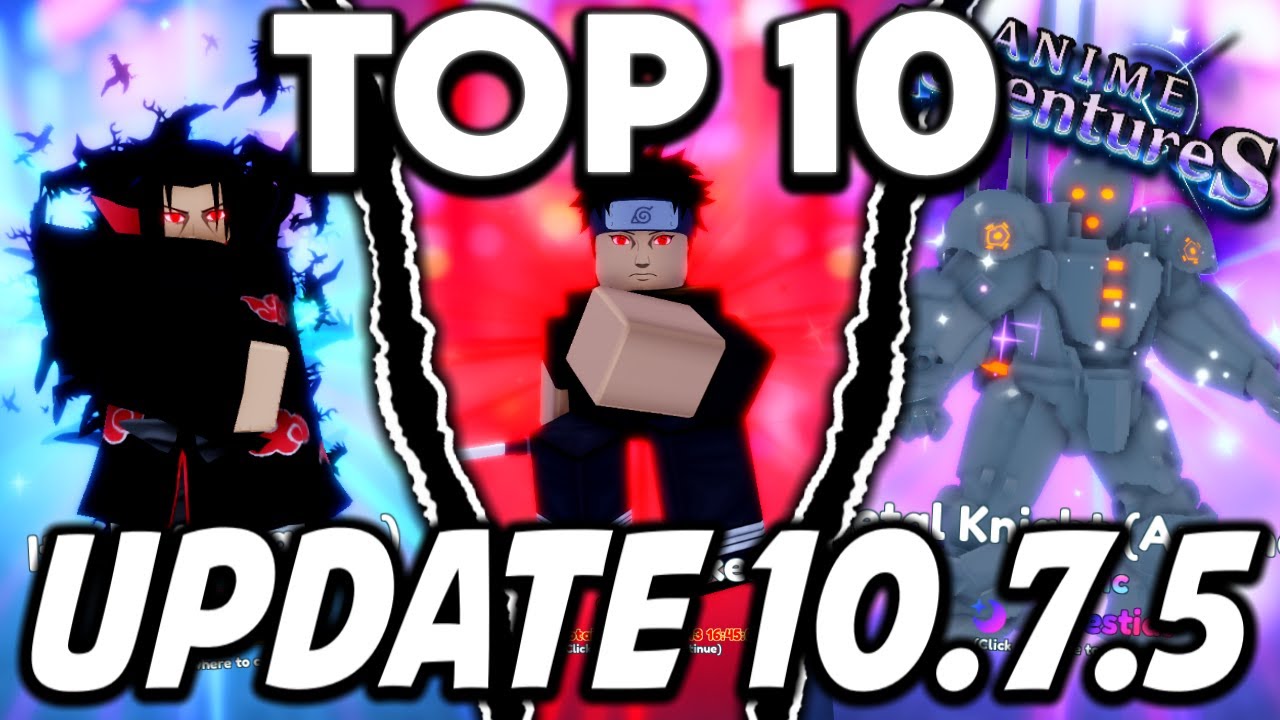 UPD 10.7.5] Anime Adventures Tier List Ft. Sasuke, Shisui & Itachi Mythic  Evo! 