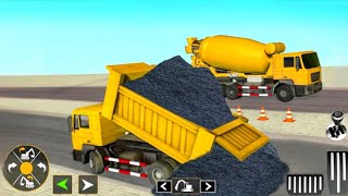 Highway City Road Builder Construction - Excavator Loading Simulator 3D - Android Gameplay screenshot 2