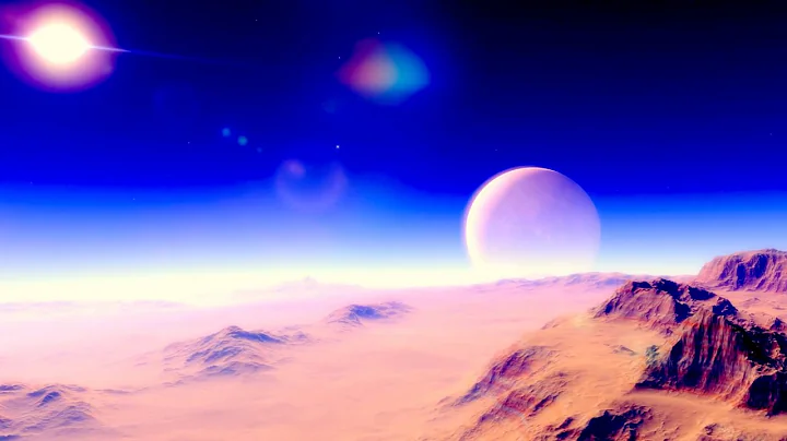 SPACE ENGINE - MARVELOUS SUNRISE on a Binary System !!