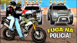 THE MINOR IS CRAZY, HE GAVE A 5 STAR ESCAPE AT THE TIGER 900 POLICE 🔥 GTA SAN ANDREAS screenshot 3