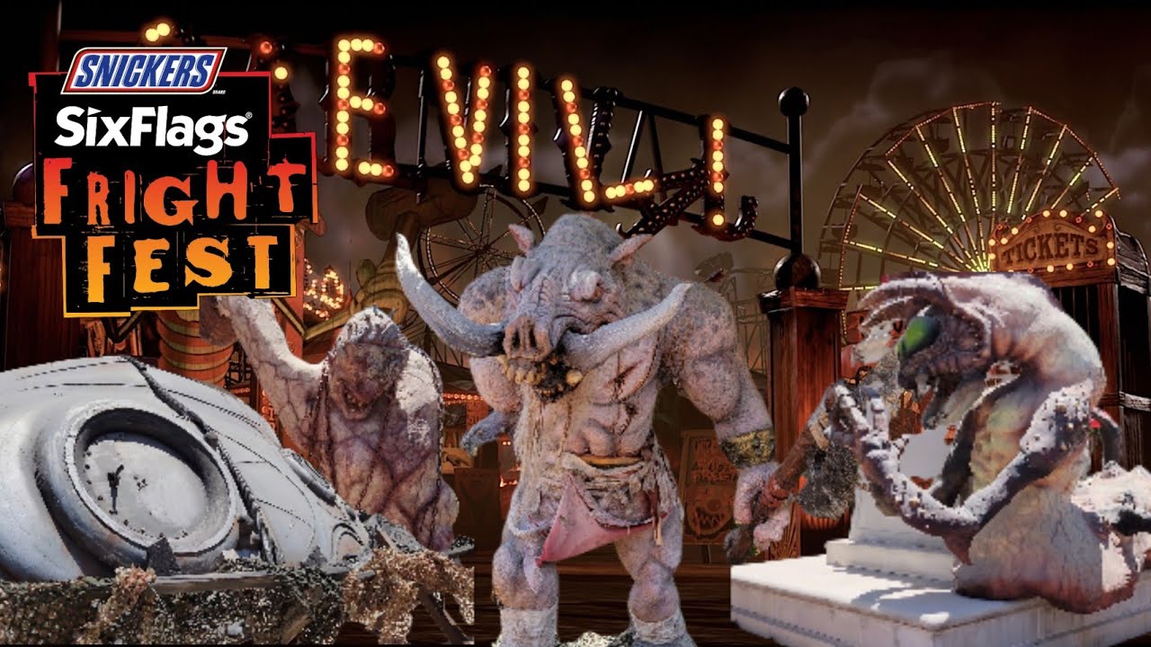 Fright Fest 2022 Decorations! Six Flags Fiesta Texas