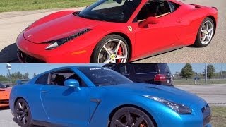 One badass matchup between the amazing sounding 458 italia ferrari and
nissan gt-r super car... we didn't expect way this race turned out!
guys a...