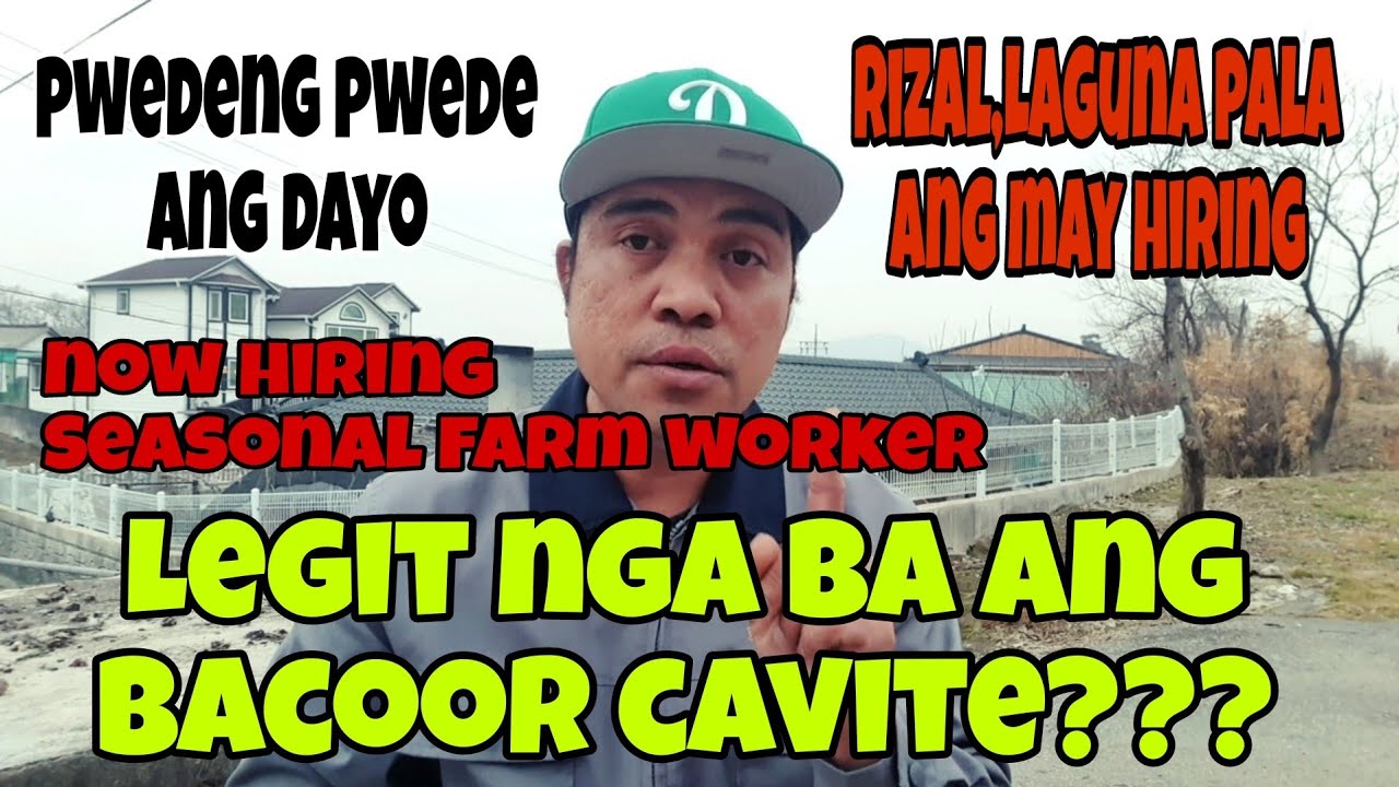 Walang Hiring sa Bacoor Cavite Pero meron sa Rizal Laguna Seasonal