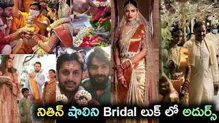 Nithin Shalini Bridal Look Latest Wedding Photos #Nithin#Shalini#NISH | Prasanna's Creations